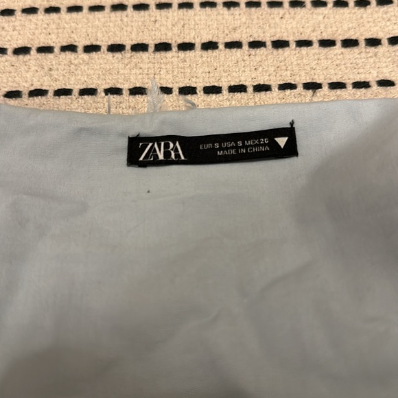 Zara Baby Blue Fluffy Tank Top - Picture 4 of 5